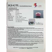 10.50 Ratti Natural New Burma Ruby with Govt. Lab Certificate-(2331)